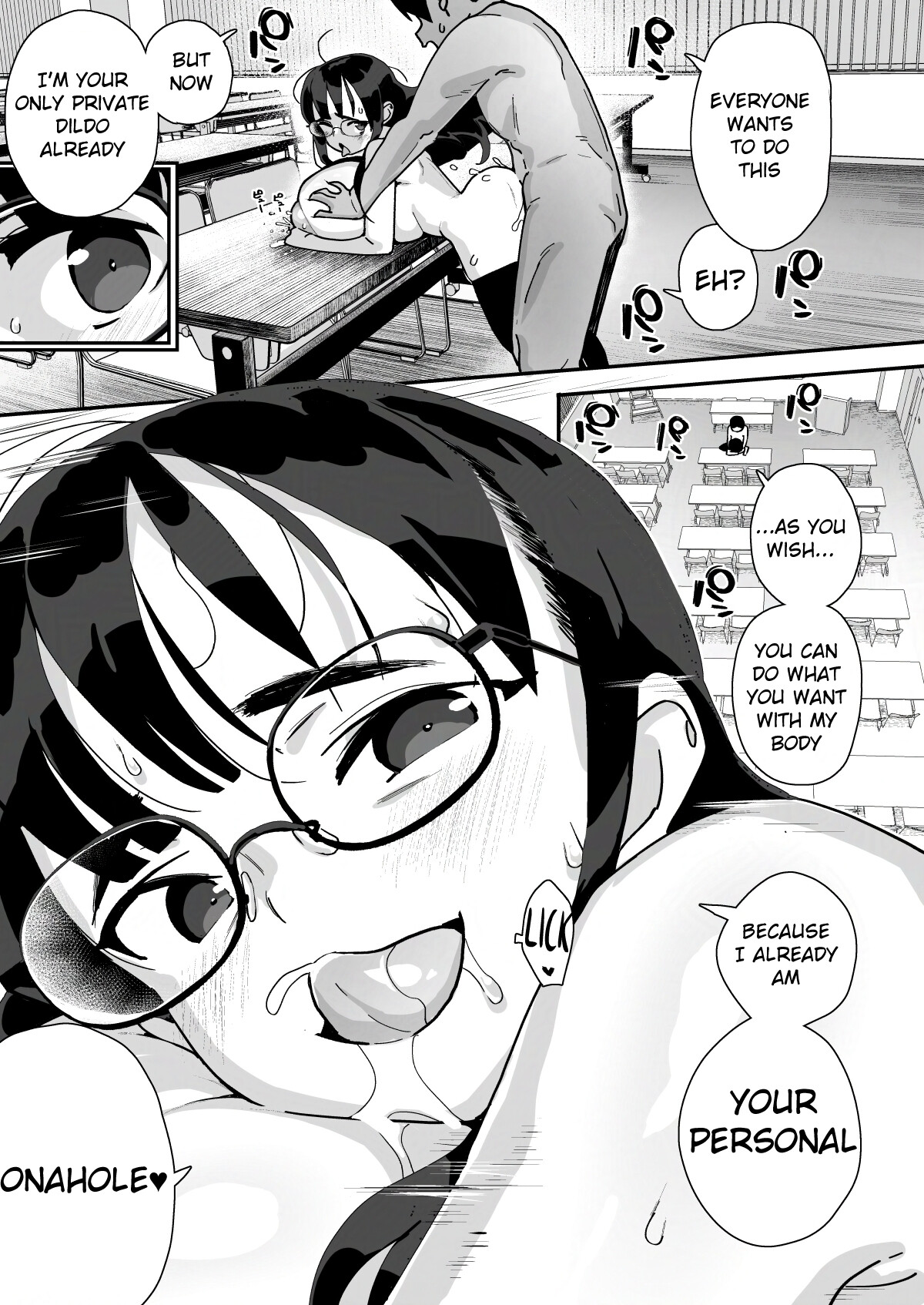 Hentai Manga Comic-U-cup dick-pleasing girl Amino-san, who I found out was a streamer-Read-49